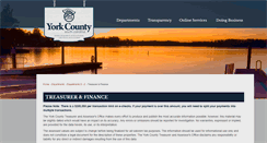 Desktop Screenshot of onlinetaxes.yorkcountygov.com